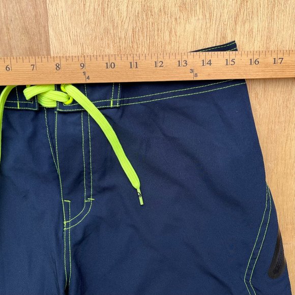 OP OPFLEX 4 WAY STRETCH Men’s Dark Navy Blue Polyester Blend Board Shorts sz 30 - Picture 7 of 8